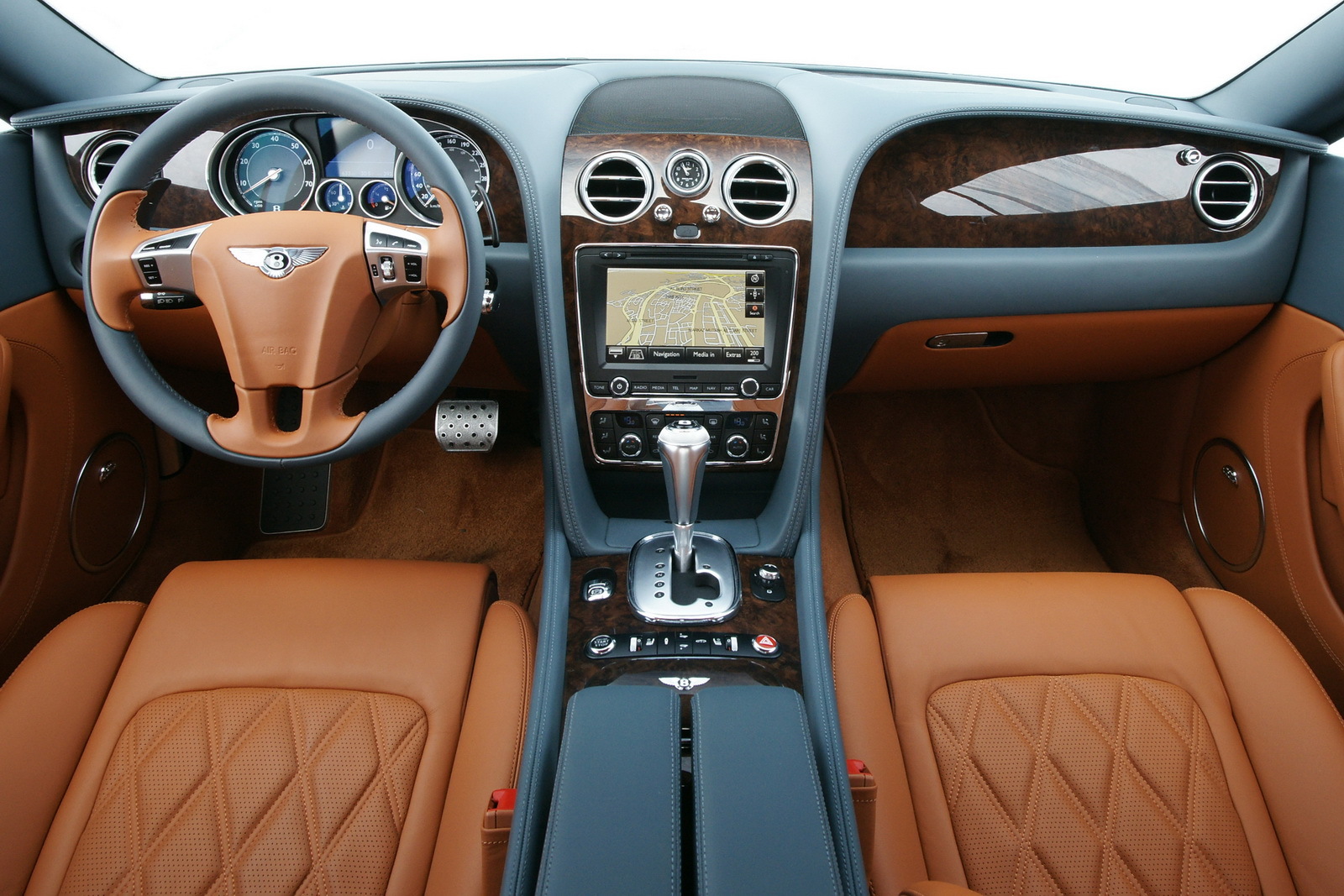 Bentley Continental gt 2008 салон