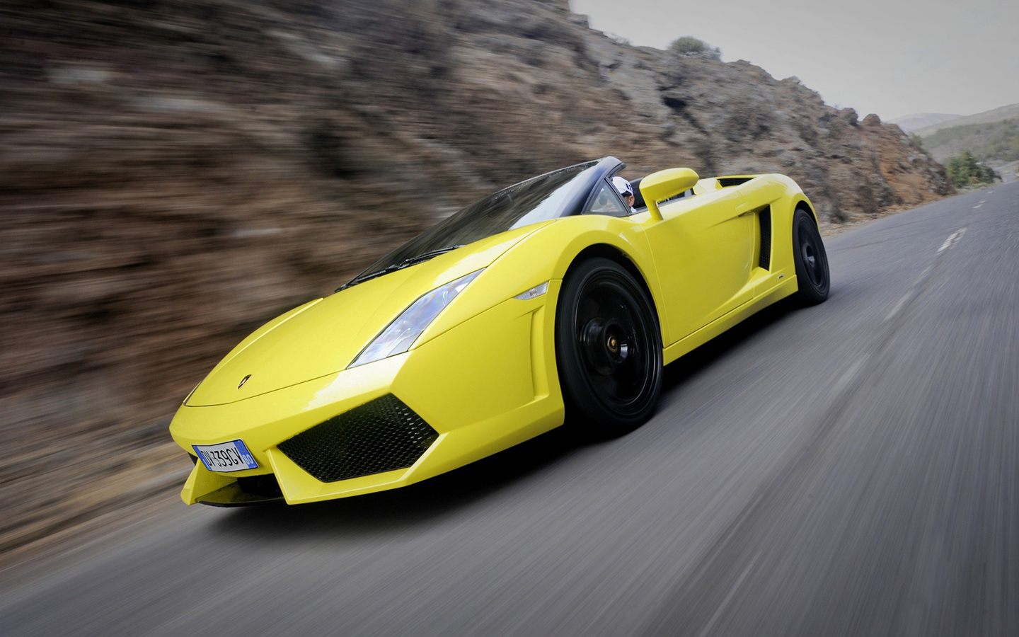 Lamborghini Gallardo Yellow Roadster